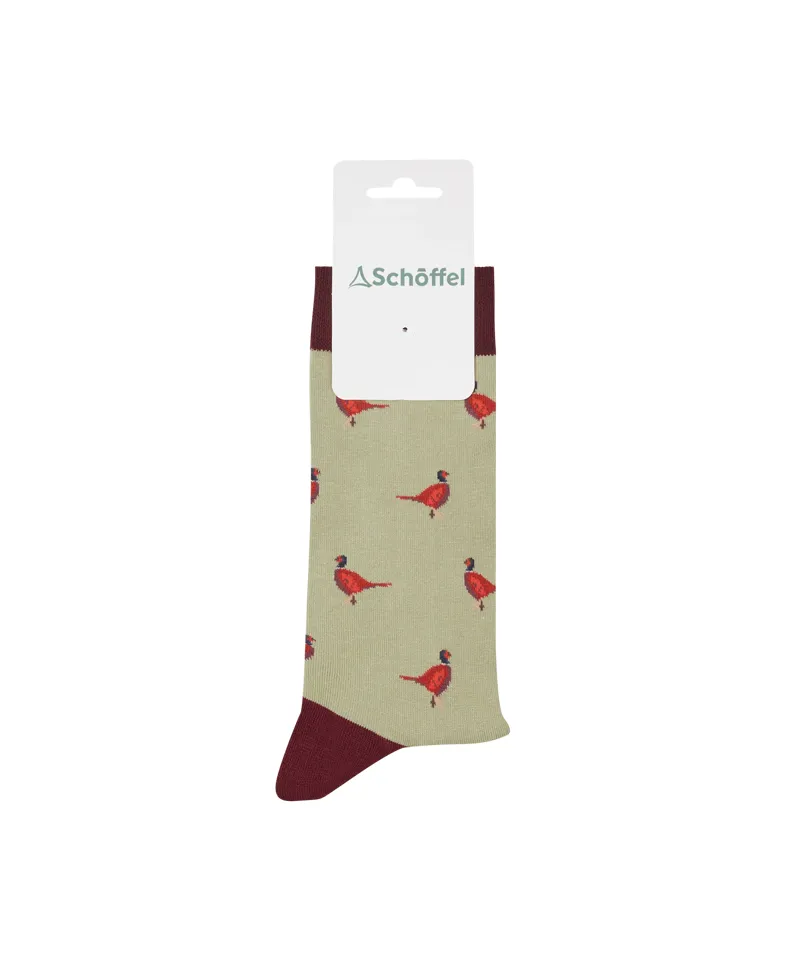 Schoffel Cotton Socks - Woodland Pheasant