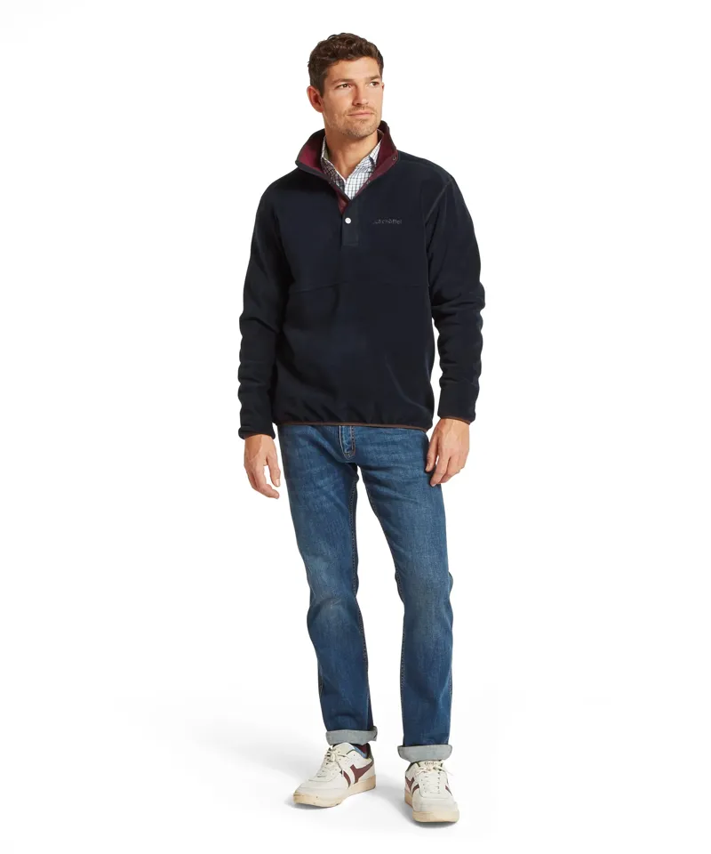 Schoffel Norton Fleece - Navy-1