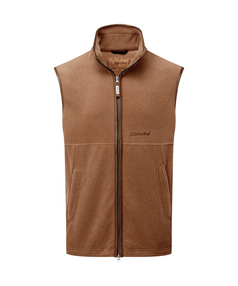 Schoffel Oakham Fleece Gilet - Toffee-7