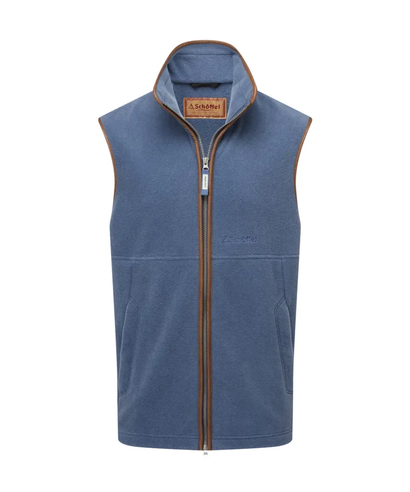 Schoffel Oakham Fleece Gilet - Storm Blue