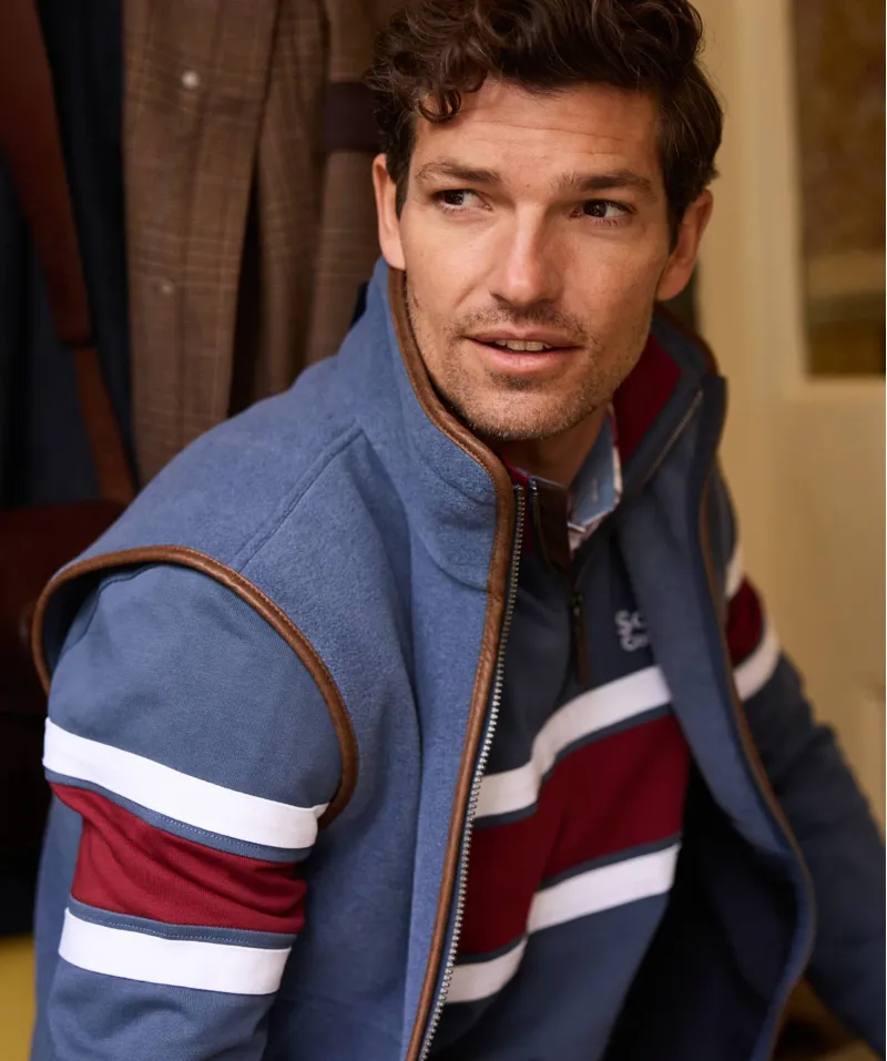 Schoffel Oakham Fleece Gilet - Storm Blue-2