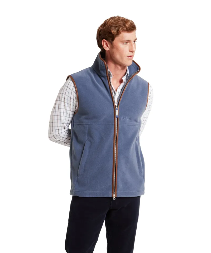 Schoffel Oakham Fleece Gilet - Storm Blue-3