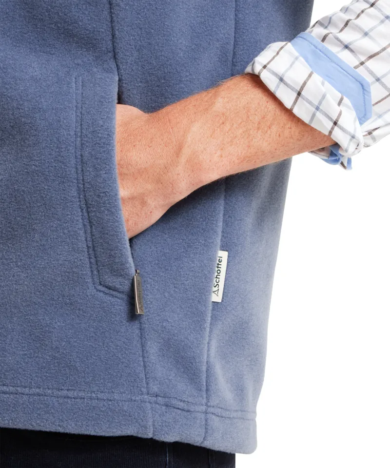 Schoffel Oakham Fleece Gilet - Storm Blue-8