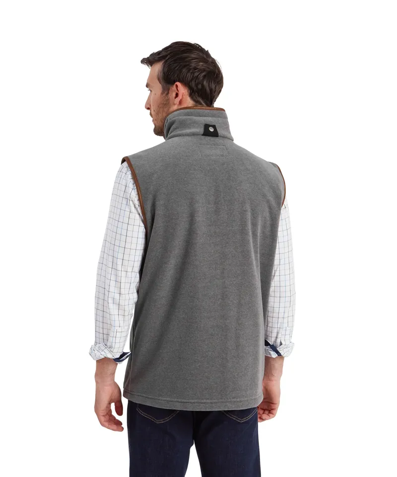 Schoffel Oakham Fleece Gilet - Pewter-5