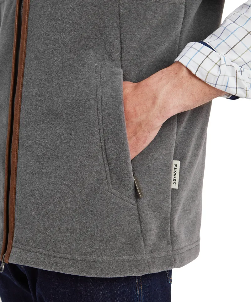 Schoffel Oakham Fleece Gilet - Pewter-7