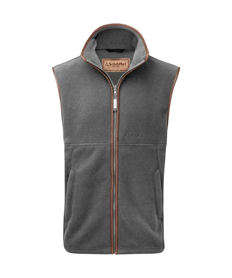 Schoffel Oakham Fleece Gilet - Pewter
