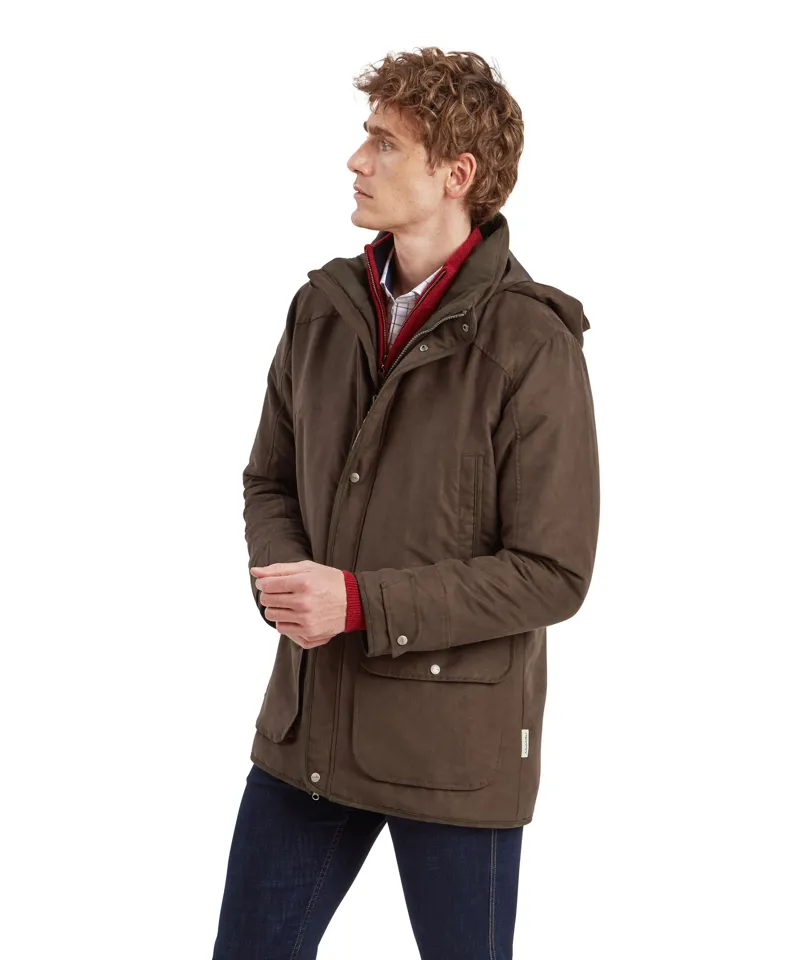 Schoffel Oundle Country Coat - Coffee Bean-2