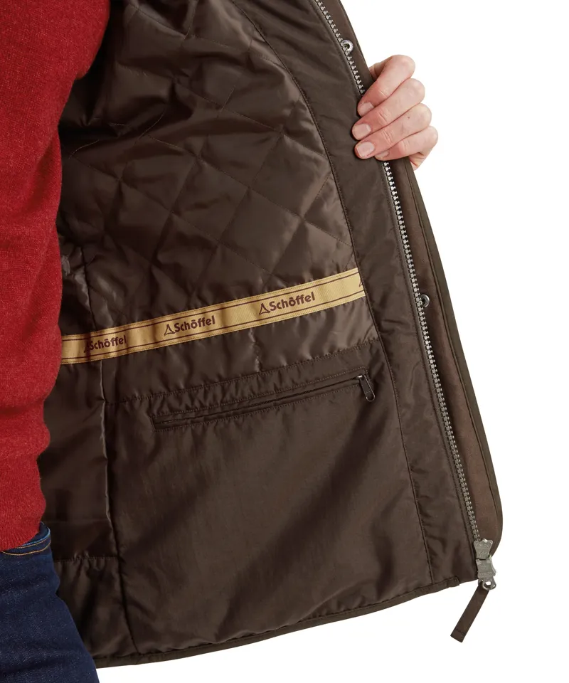 Schoffel Oundle Country Coat - Coffee Bean-6