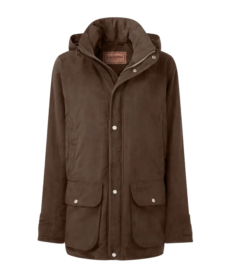 Schoffel Oundle Country Coat - Coffee Bean-10