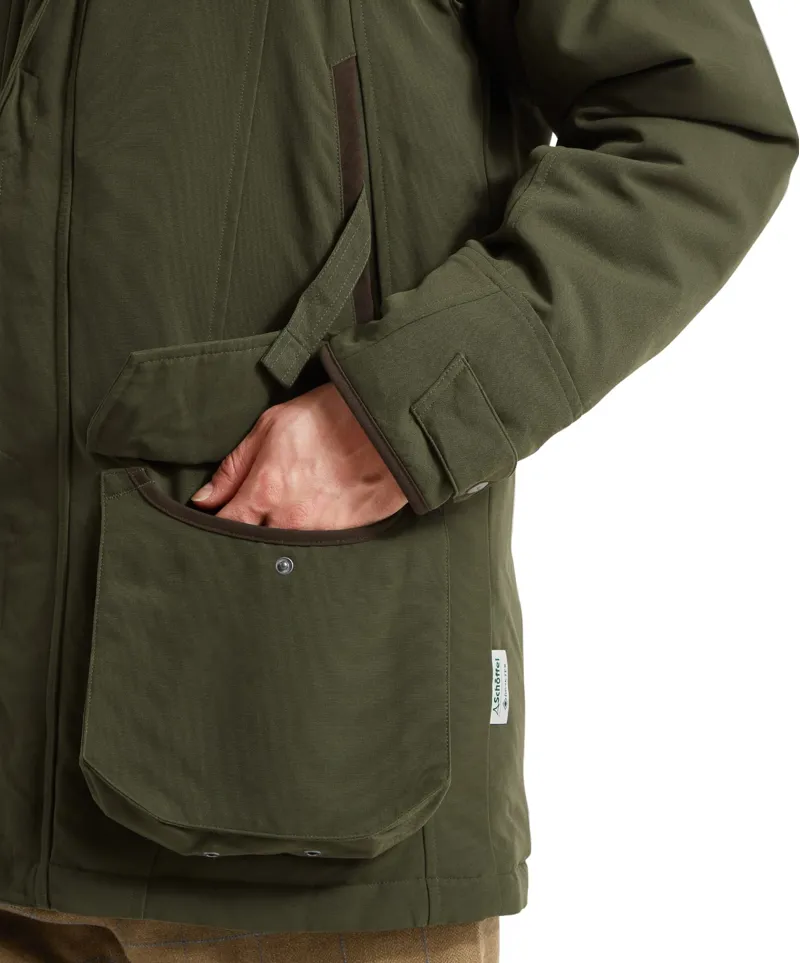 Schoffel Ptarmigan Classic Coat - Hunter Green-7