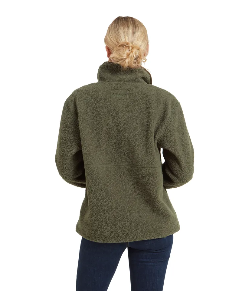 Schoffel Berkeley Retro Quarter Zip Fleece - Woodland-9