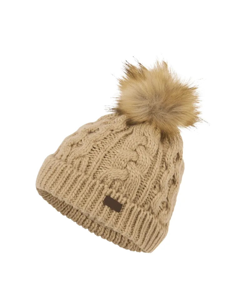 Schoffel Bakewell Hat And Scarf Set - Oat-1