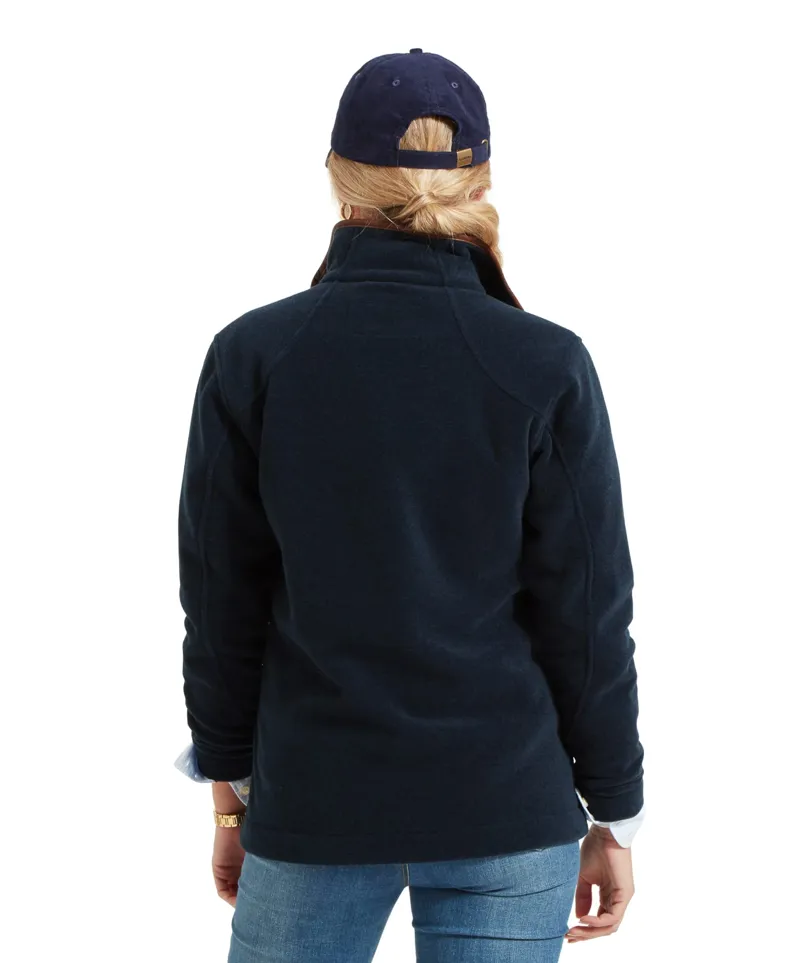 Schoffel Ladies Burley Fleece Jacket - Navy-3