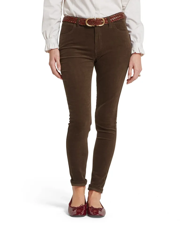Schoffel Clover Cord Jean - Chocolate
