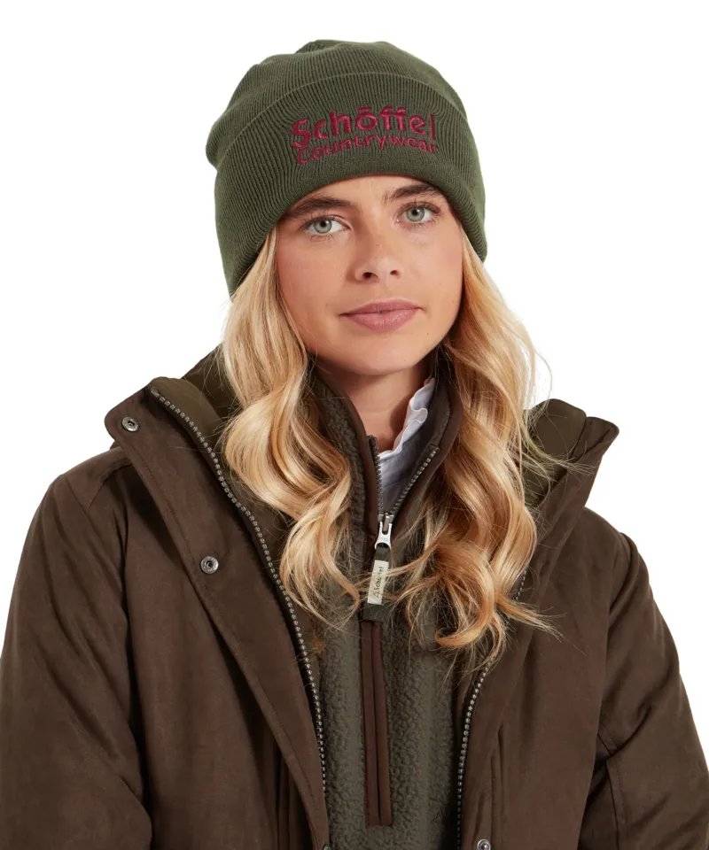 Schoffel Exeter Beanie Hat - Forest-1