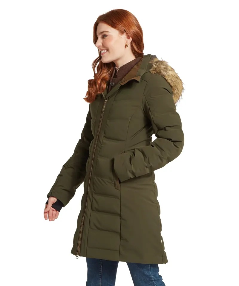 Schoffel Hurlingham Waterproof Down Coat - Forest-2