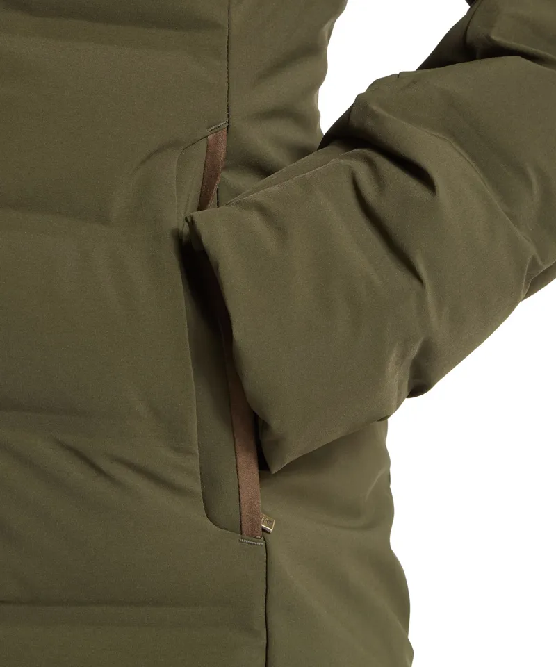 Schoffel Hurlingham Waterproof Down Coat - Forest-8
