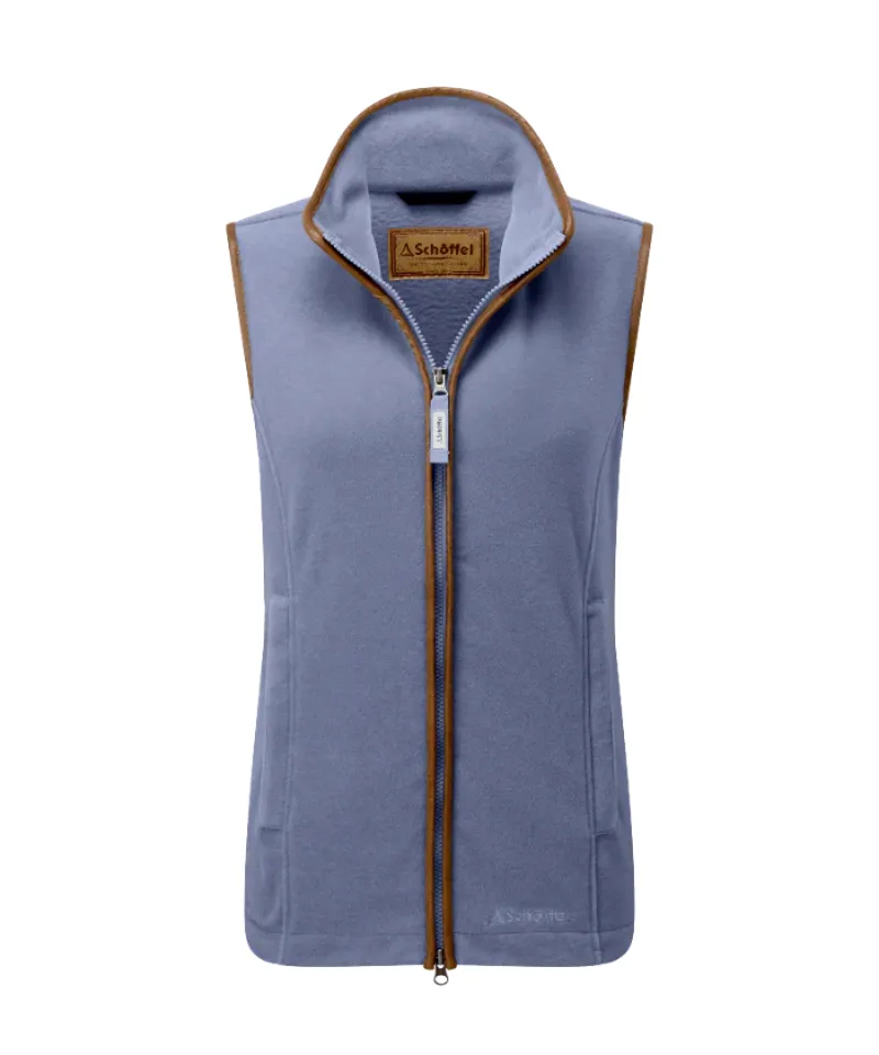 Schoffel Lyndon Fleece Gilet - Stone Blue-5