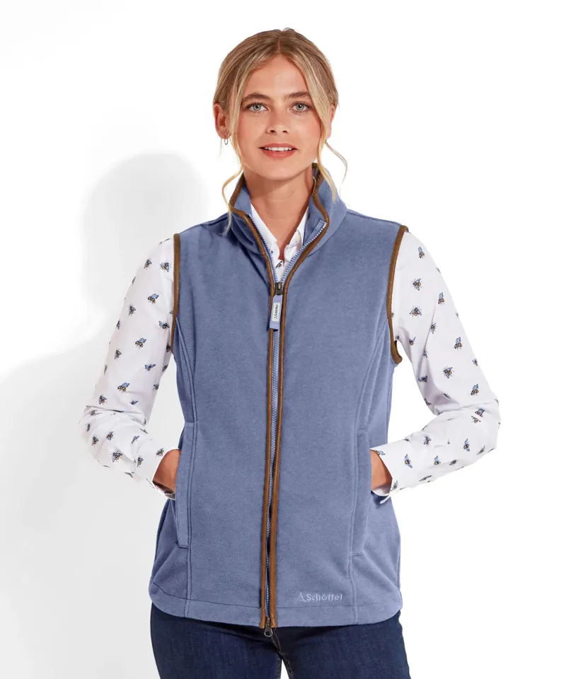Schoffel Lyndon Fleece Gilet - Stone Blue-1