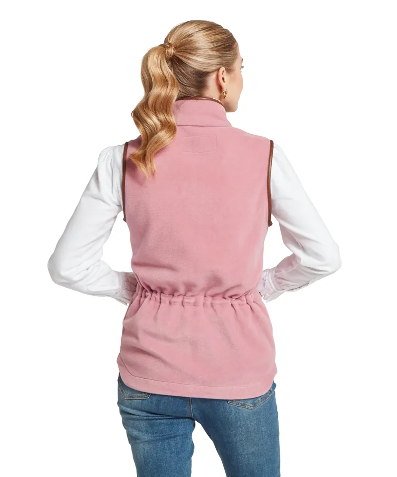 Schoffel Lyndon Fleece Gilet - Antique Rose-3
