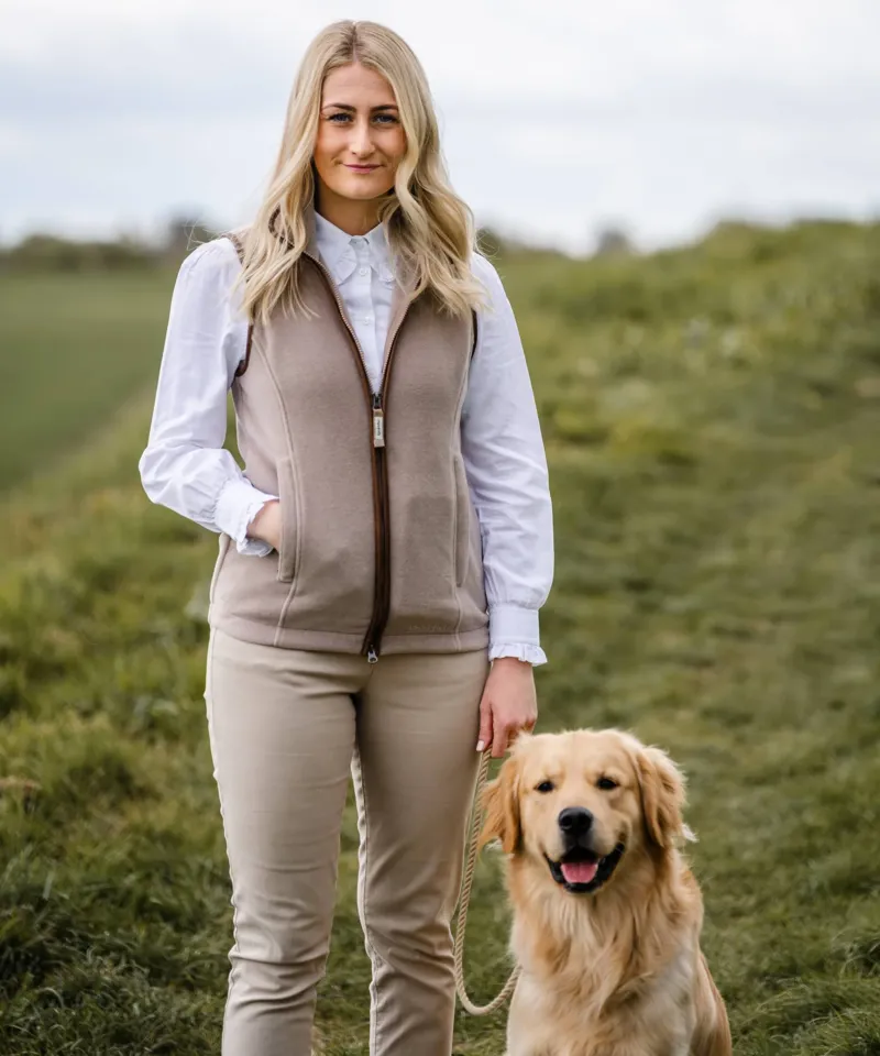 Schoffel Lyndon Fleece Gilet - Mushroom-2