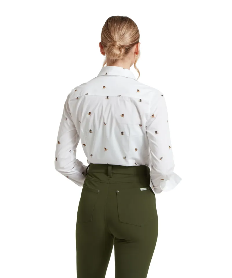 Schoffel Norfolk Shirt - Printed Bee-3