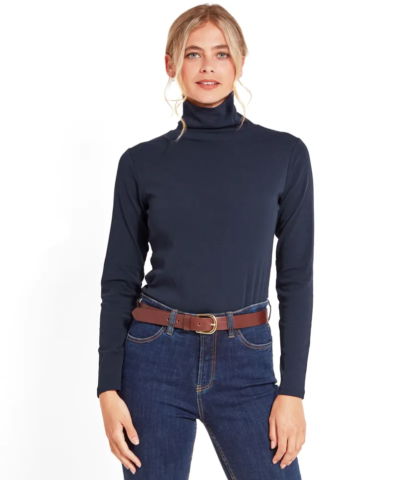Schoffel Rosedale Roll Neck - Navy-4