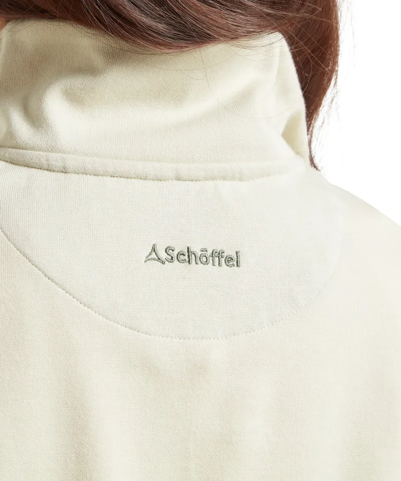 Schoffel Sandown Sweatshirt - Pale Stone/Agave Green Stripe-5
