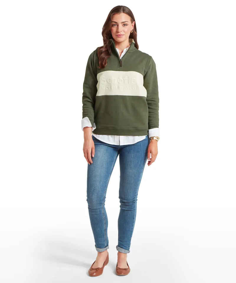 Schoffel St Agnes Sweatshirt - Beetle Green-1