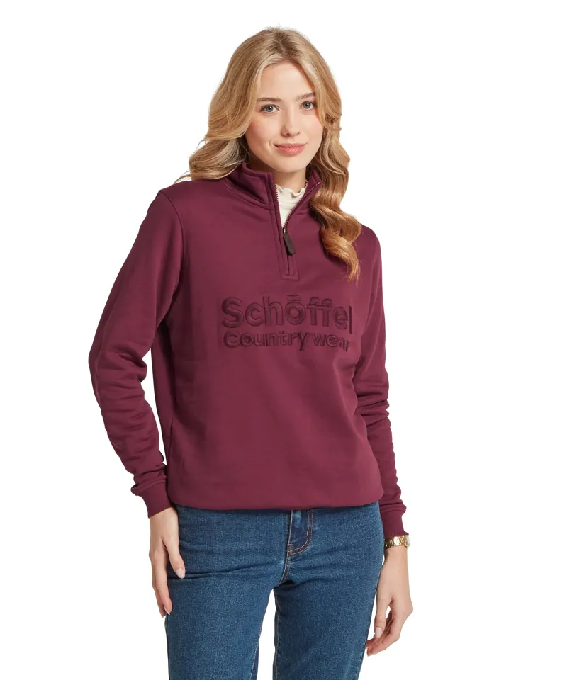 Schoffel St Issey Sweatshirt - Burgundy