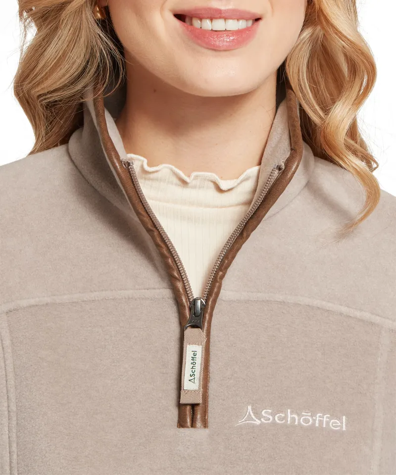 Schoffel Tilton Zip Fleece - Mushroom-6