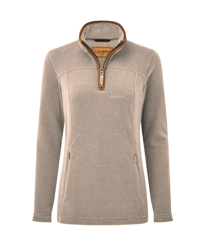Schoffel Tilton Zip Fleece - Mushroom-7