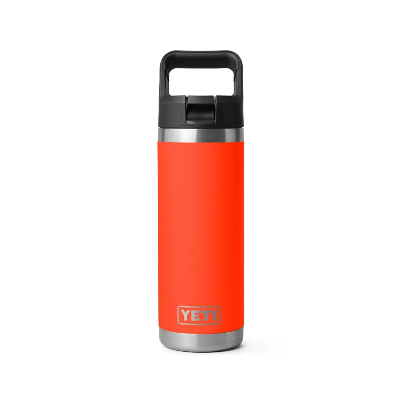 YETI Rambler 18 Oz Solar Flare Bottle with Straw Cap