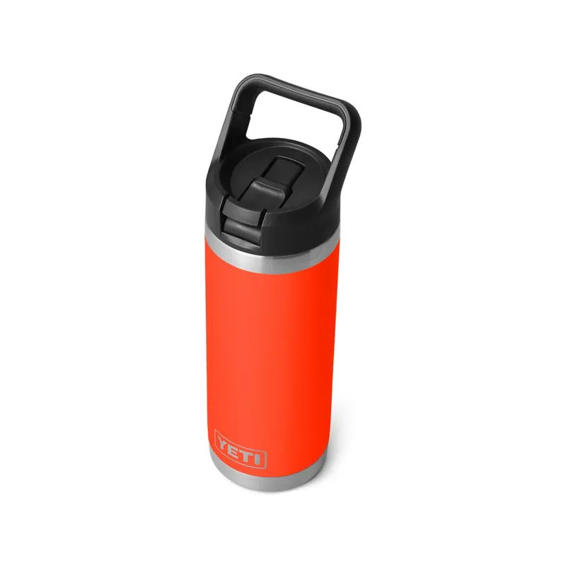 YETI Rambler 18 Oz Solar Flare Bottle with Straw Cap-1