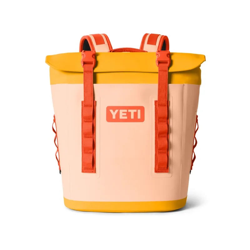 YETI Hopper M12 Soft Backpack Cooler - Peach/Beekeeper 