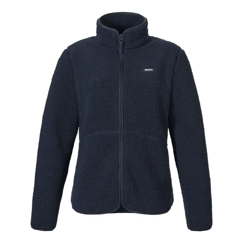 Musto Cove Deep Pile Fleece Jacket - Navy