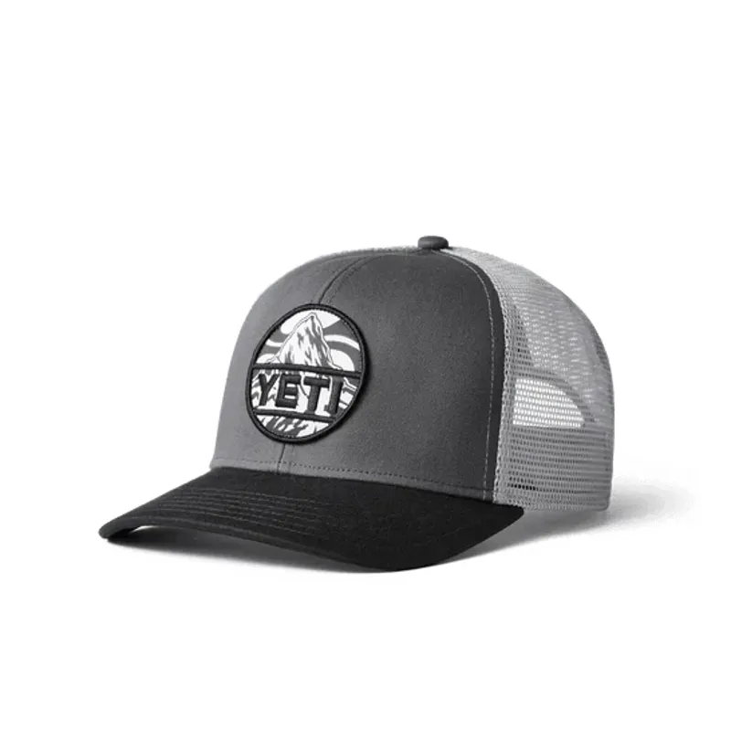 YETI Mountain Badge Hat - Black-1
