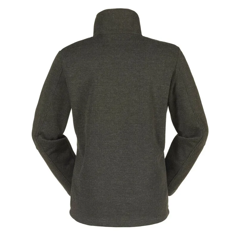 Musto Tech Wool Forest Green Half Zip Fleece-2